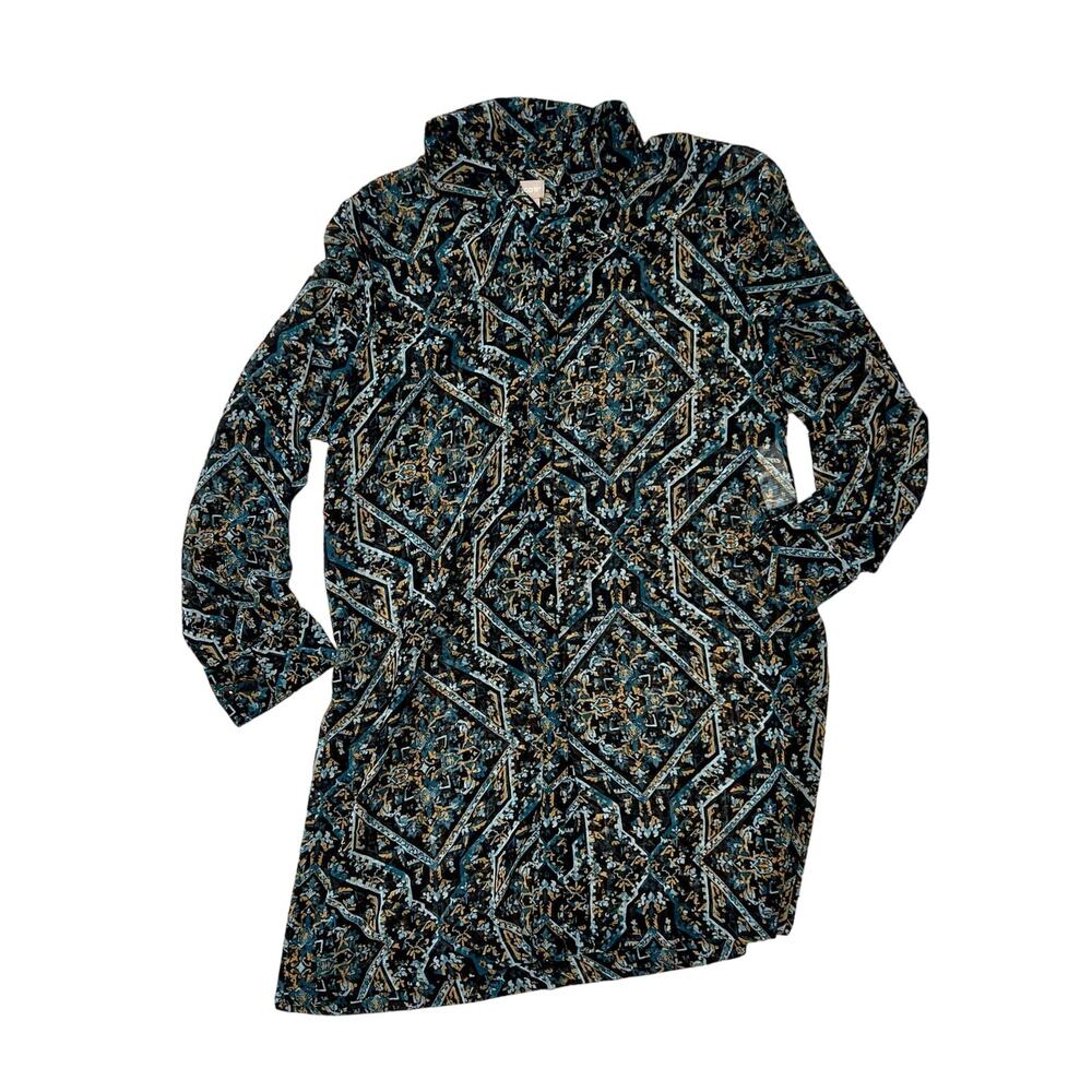 Chico’s sheer tunic top EUC size 0